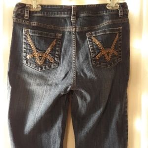 Tribal Jeans cropped jeans